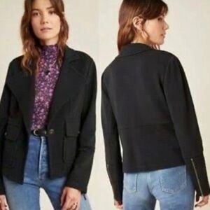 Anthropologie Moto Blazer